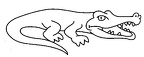 dibujos colorear cocodrilos (3000)