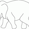 dibujos para pintar elefante (3)