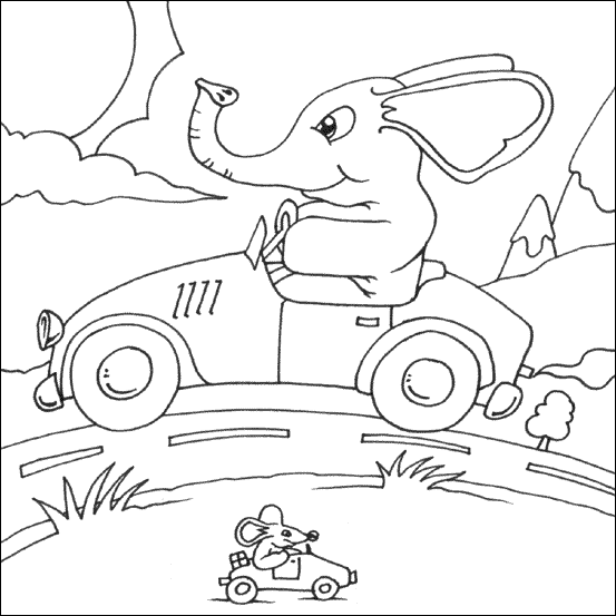 dibujos para pintar elefante (7).gif