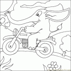 dibujos para pintar elefante (9)