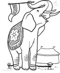 dibujos para pintar elefante (10)