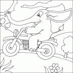 dibujos para pintar elefante (15)
