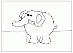 dibujos para pintar elefante (16)
