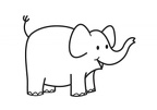 dibujos para pintar elefante (17)