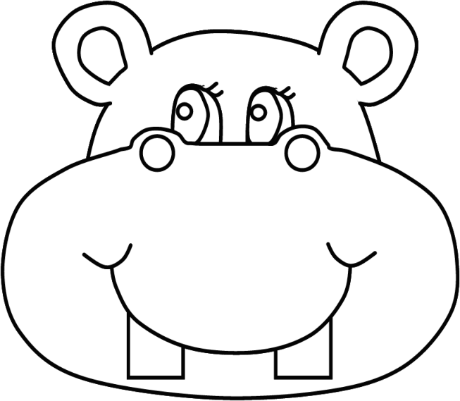 dibujos colorear hipopotamo (3).gif