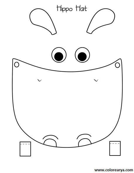 dibujos colorear hipopotamo (3)