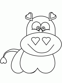 dibujos colorear hipopotamo (4)