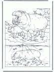 dibujos colorear hipopotamo (9)
