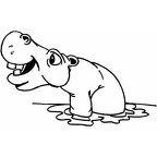 dibujos colorear hipopotamo (10)