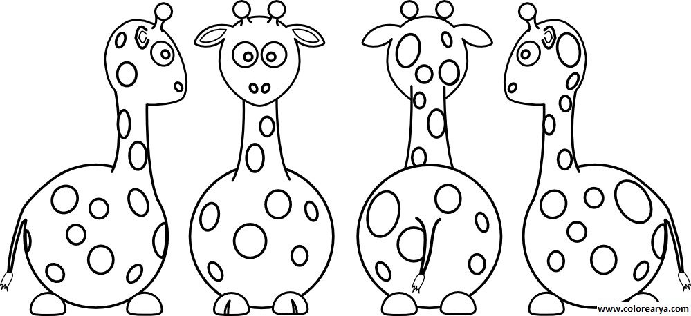 dibujos colorear jirafa (5)