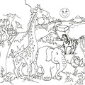 dibujos colorear jirafa (7)