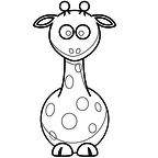 dibujos colorear jirafa (7)