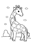 dibujos colorear jirafa (9)