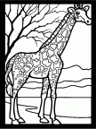 dibujos colorear jirafa (32)