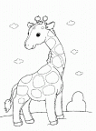dibujos colorear jirafa (33)