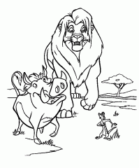 dibujos para pintar leon (5)