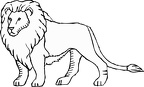 dibujos para pintar leon (8)