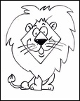 dibujos para pintar leon (18)