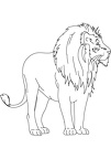 dibujos para pintar leon (22)