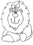 dibujos para pintar leon (23)