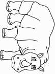 dibujos colorear rinoceronte (10)
