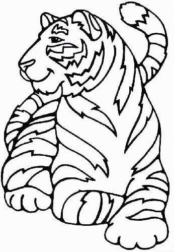 imagenes colorear  tigre (2)