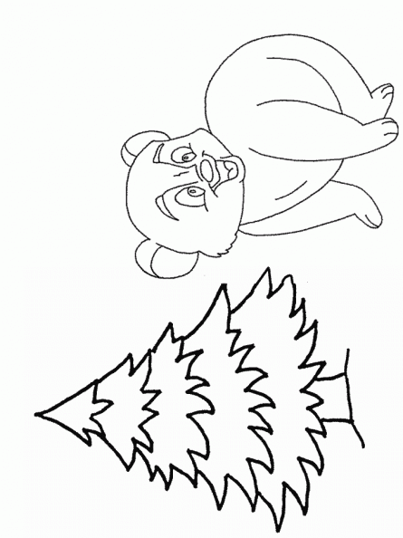 dibujos colorear oso (4).gif
