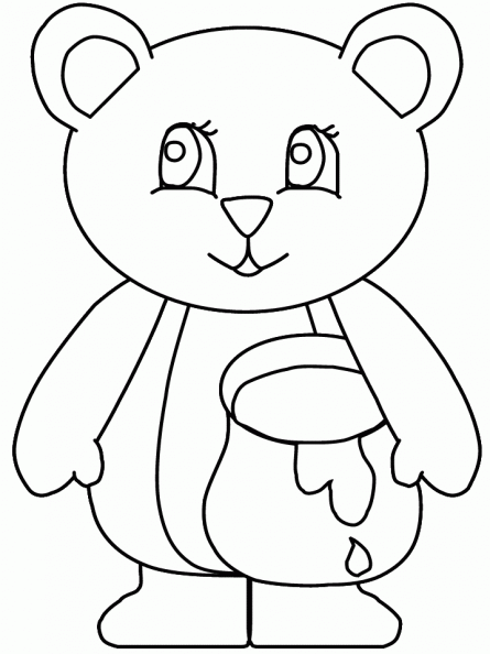 dibujos colorear oso (14).gif