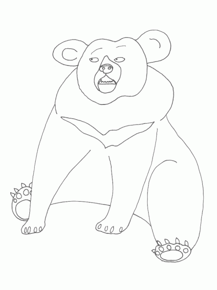dibujos colorear oso (15).gif
