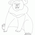 dibujos colorear oso (15)