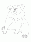 dibujos colorear oso (15)