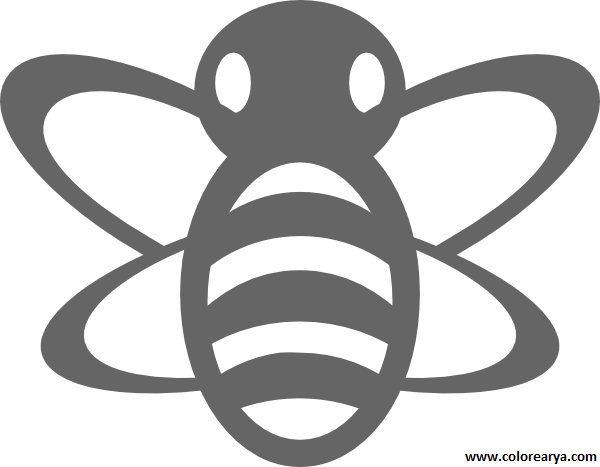 dibujos colorear abeja (2)
