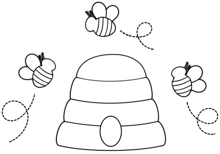 dibujos colorear abeja (3)