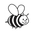 dibujos colorear abeja (4)