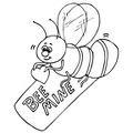 dibujos colorear abeja (8)