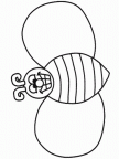 dibujos colorear abeja (9)