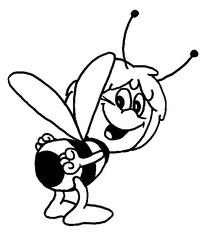 dibujos colorear abeja (12)
