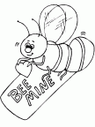 dibujos colorear abeja (25)