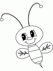 dibujos colorear abeja (26)