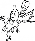 dibujos colorear abeja (27)