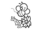 dibujos colorear abeja (27)