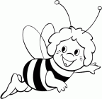dibujos colorear abeja (45)