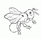 dibujos colorear abeja (53)