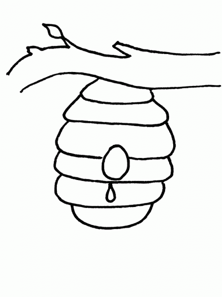 dibujos colorear abeja (65)