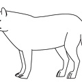 dibujos colorear lobo (9)