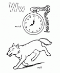 dibujos colorear lobo (2000)