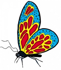 dibujos pintar mariposa (2)