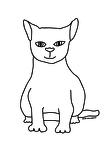 dibujos pintar gato (6)