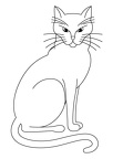 dibujos pintar gato (9)