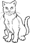 dibujos pintar gato (14)